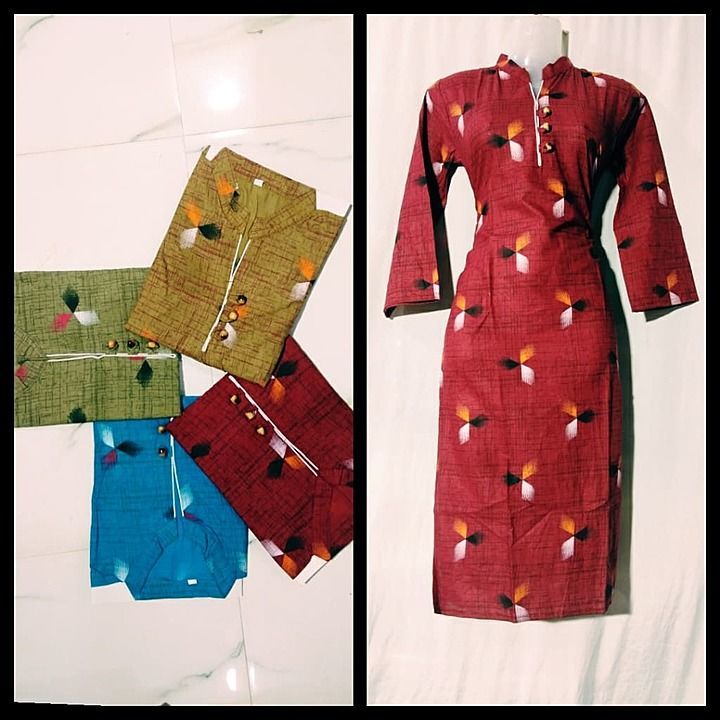 Printed long kurti uploaded by business on 6/30/2020