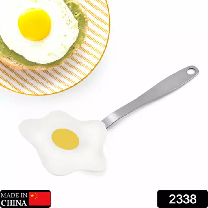 2338 Egg Shape Nylon Turner Non Stick Frying Shovel Fried Fish Omelet Spatula Pancake Pizza Pinball  uploaded by DeoDap on 10/31/2022