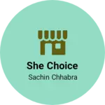 Business logo of She choice