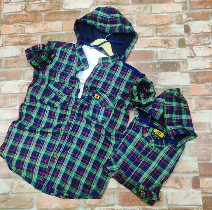 _Checked Shirt with Hood_ uploaded by Women_wholesale_hub on 10/31/2022