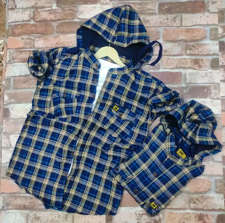 _Checked Shirt with Hood_ uploaded by Women_wholesale_hub on 10/31/2022