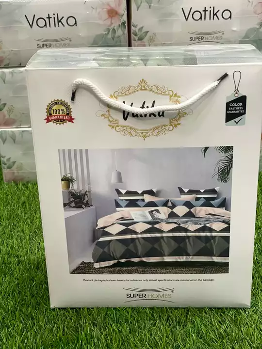 Vatika Double Bed Sheet Set Gift Pack uploaded by business on 11/1/2022