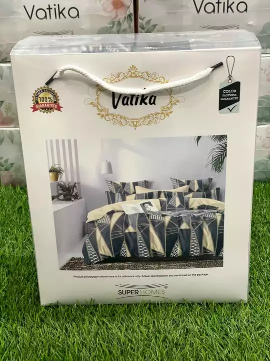 Vatika Double Bed Sheet Set Gift Pack uploaded by Maina Textiles on 11/1/2022