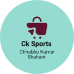 Business logo of Ck sports