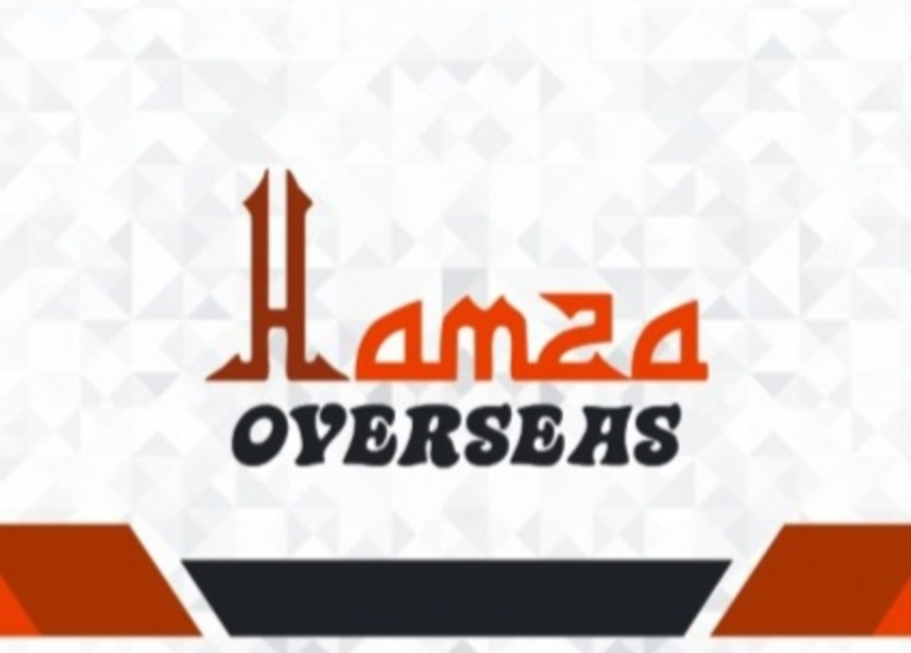Visiting card store images of Hamza Overseas