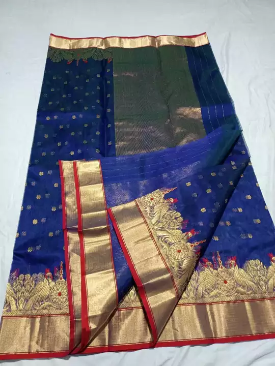 Post image Chanderi handloom silk saree