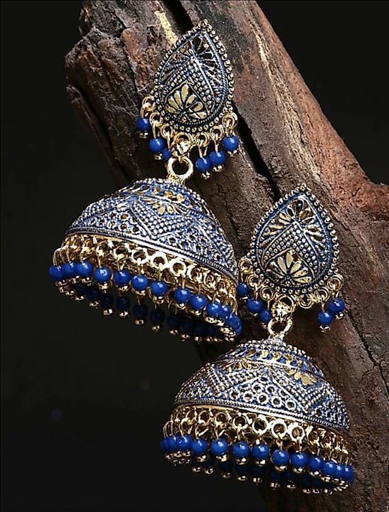 Alluring beautiful jhumki earrings uploaded by business on 1/15/2021