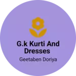 Business logo of G.K woman fashion hub