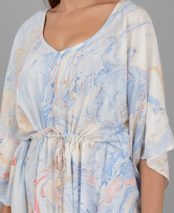 Post image *Beautiful Premium Rayon Marbles Printed Kaftan*

*Color:- Show In Image*

*SIZE:- S to XXL*

*Print:- Marbles*

*Price:- 449*