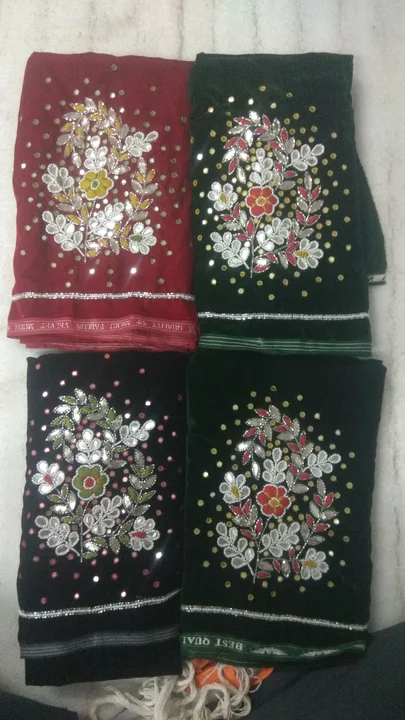 Velvet blouses only handwork @280 per piece uploaded by Handembroidery(Adda work) on 11/1/2022