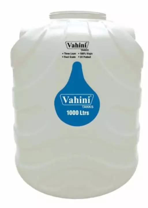 Vahini Water Tank with White Colour  uploaded by MS Traders 9036341993 on 11/2/2022