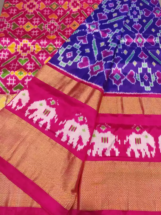 Ikat Silk sarees  uploaded by IKVM HANDLOOMS on 11/2/2022