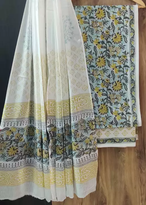 Cotton dupatta suit  uploaded by Indiana Creations  on 11/2/2022