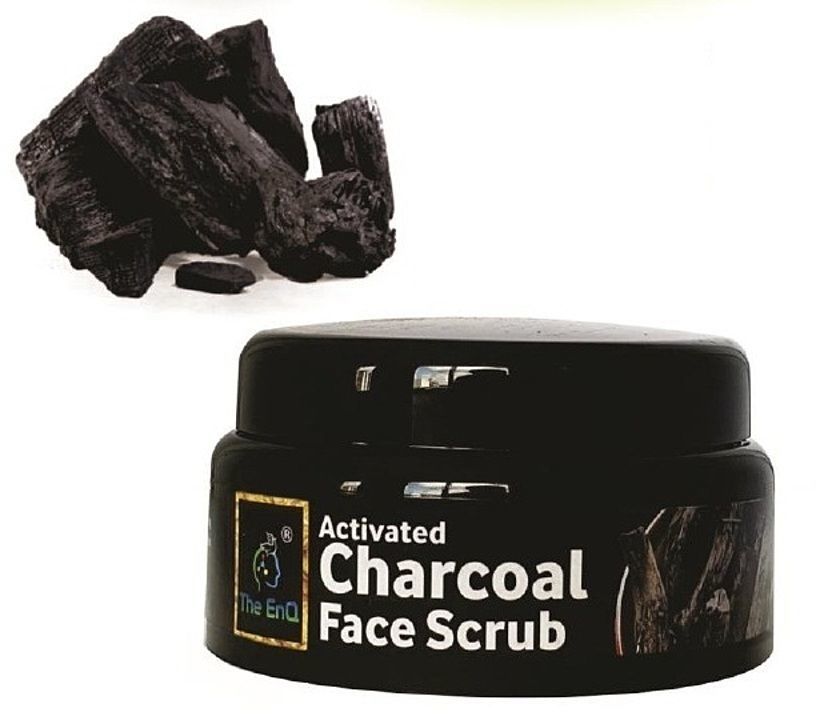 The EnQ Activated Charcoal Face Scrub - 100 gm uploaded by Ranjurajendra Traders on 1/15/2021