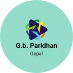 Business logo of G.B. Paridhan