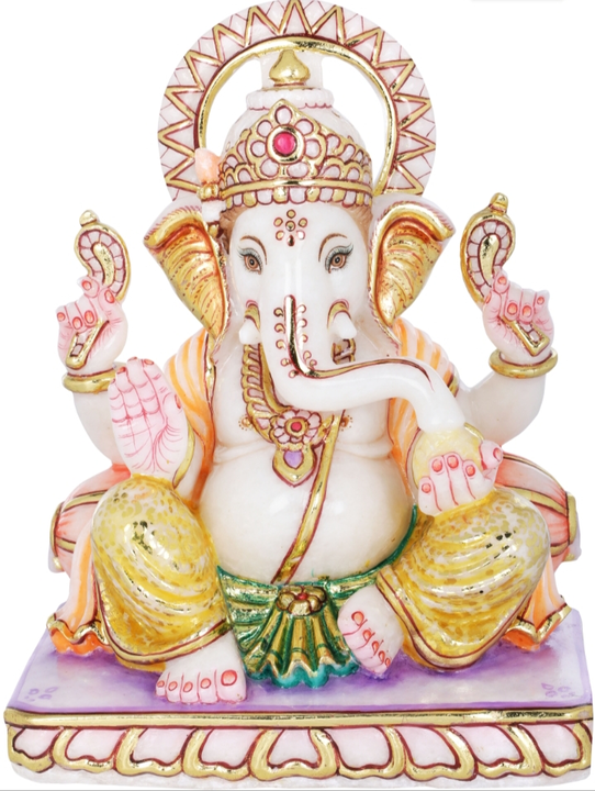 Marble Murti Ganesh ji  uploaded by DM marble murti art on 11/2/2022