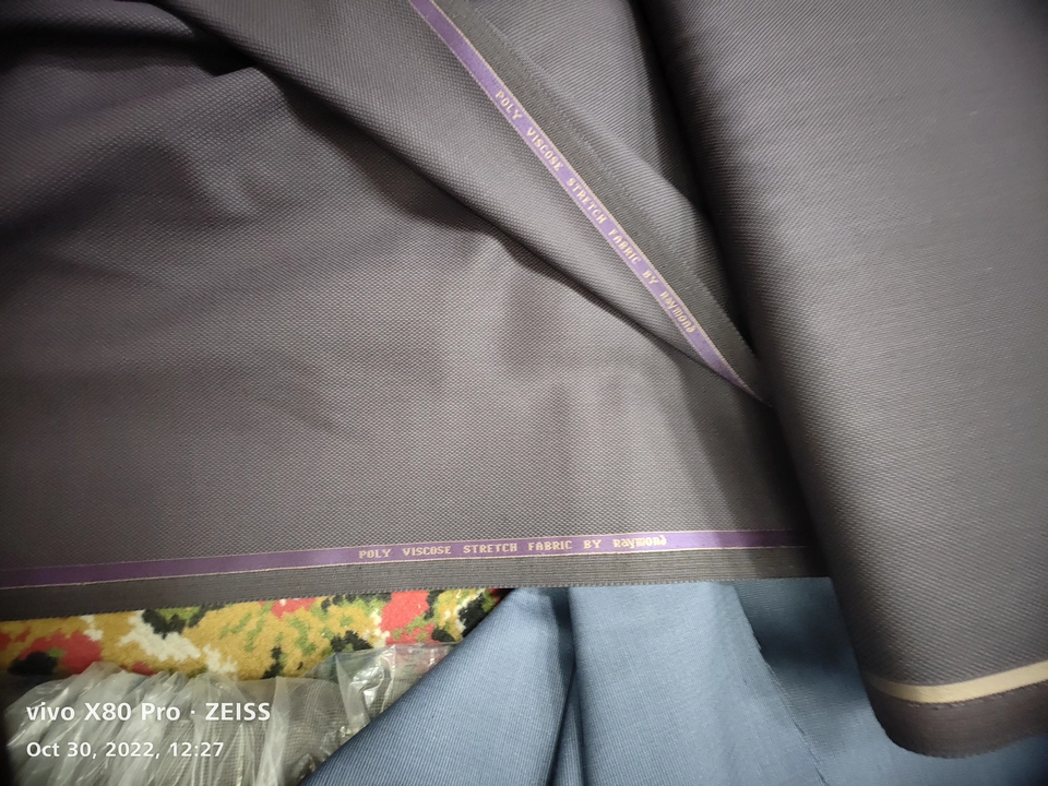 Raymond pv lycra Suiting/Trouser fabric 1.3 MTR uploaded by Mahalakshmi silk traders on 11/2/2022