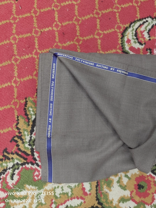 Raymond pv lycra Suiting/Trouser fabric 1.3 MTR uploaded by Mahalakshmi silk traders on 11/2/2022