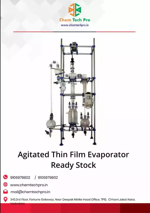 Agitated Thin Film Evaporator uploaded by Chem Tech Pro on 11/2/2022