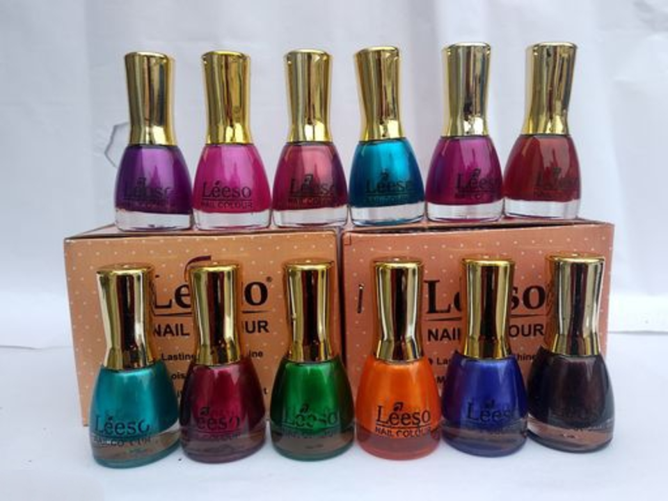 Leeso Long Stay Glossy Nail Paint  (Pack Of 12) uploaded by Stylish Magic World on 11/2/2022