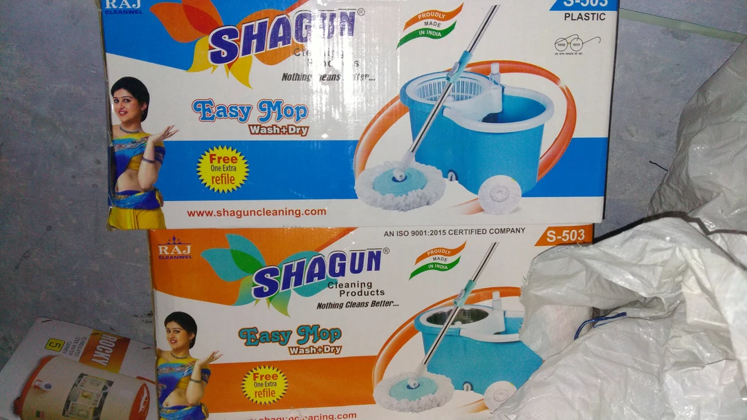 Shagun bucket mop plastic jali uploaded by Shree mahaveer enterprises on 11/2/2022