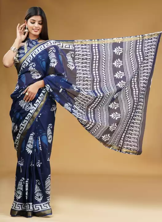 Cotton zari saree uploaded by business on 11/3/2022