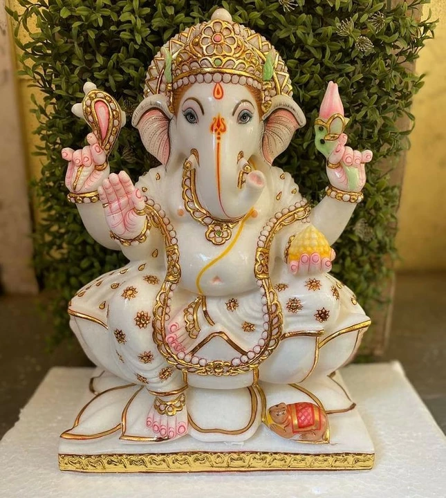 Marble murti Ganesh ji  uploaded by business on 11/3/2022