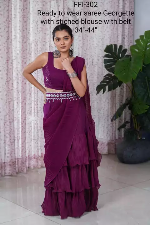 Frill saree uploaded by Vishesh Online shopping on 11/3/2022