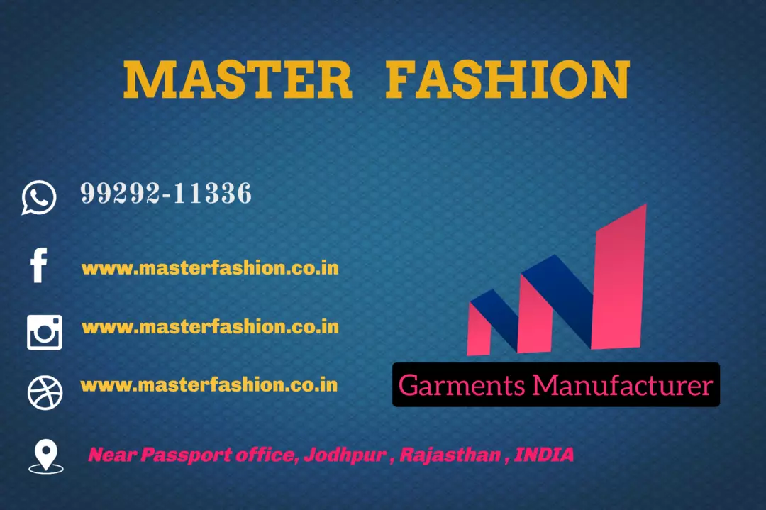 Visiting card store images of Master Fashion
