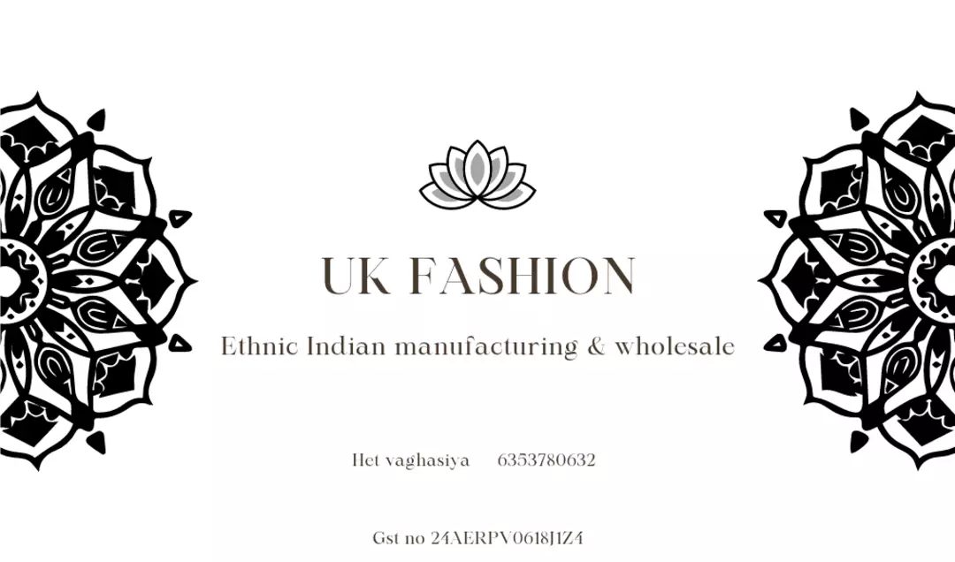 Visiting card store images of Uk Fashion 