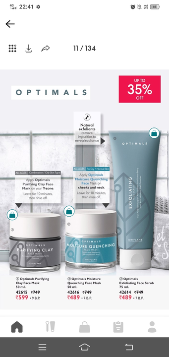 Post image Oriflame is a brand of Beauty 😍 and Health productsAll products are organics and 100% natural gives a best result of all skin problems hair problems