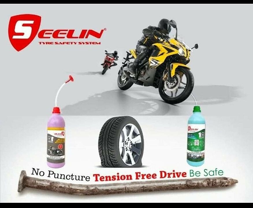 Anti Puncture Liquid. For Tube  or Tubeless  Tyre .

This Pack is for Royal Enfield  .

Tyre Sealant uploaded by business on 6/30/2020