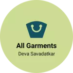 Business logo of All garments