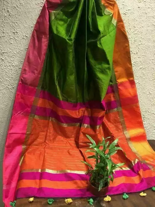 Khadi cotton saree uploaded by Wedding collection on 11/4/2022