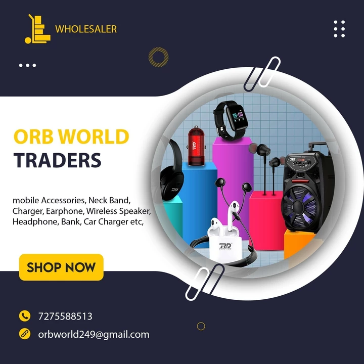 Visiting card store images of ORB WORLD TREDERS