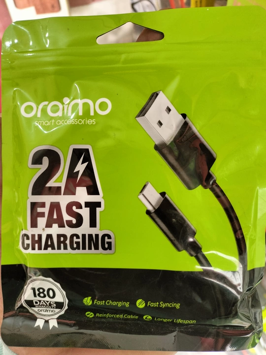 Oraimo data cable  uploaded by Shopping Club India on 11/4/2022