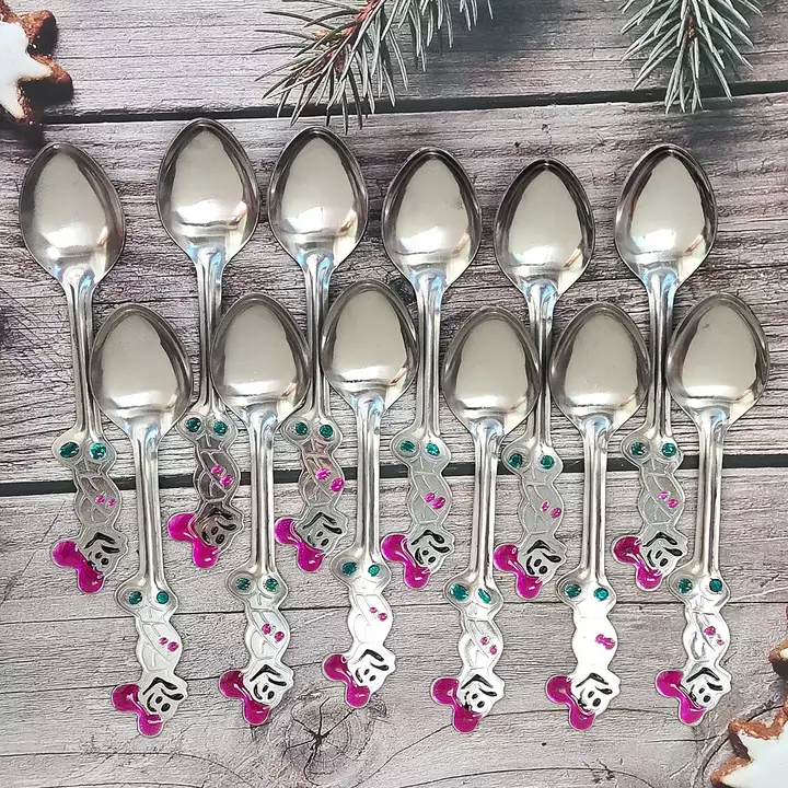 Stainless Steel cartoon design tea spoon uploaded by business on 11/4/2022