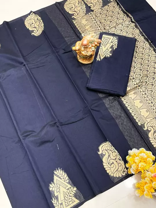 Chanderi silk saree with rich border and pallu  uploaded by Supriya label on 11/4/2022