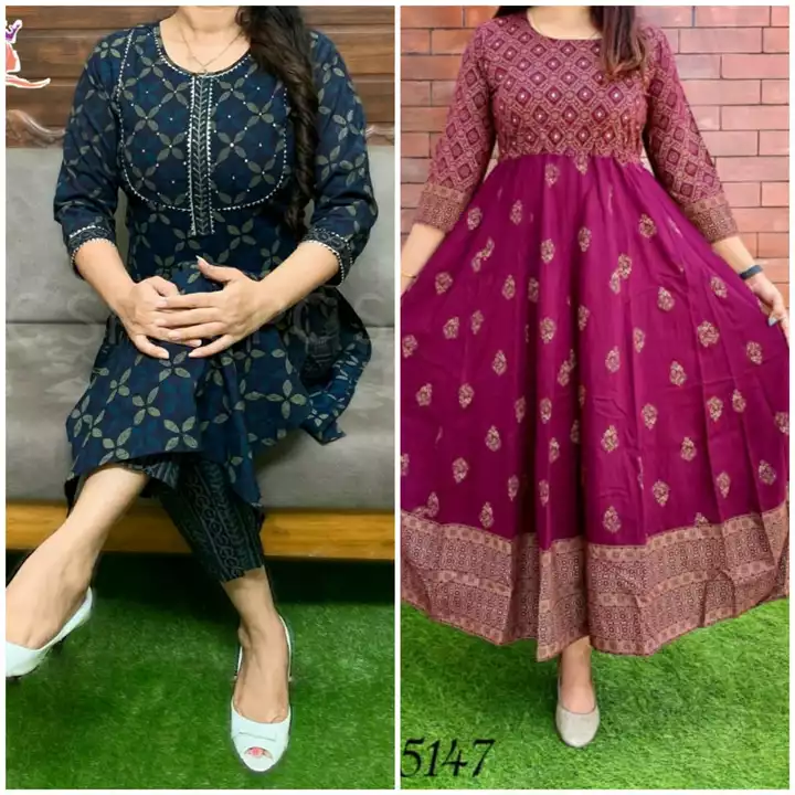Combo of two dress uploaded by Kurti business on 11/5/2022