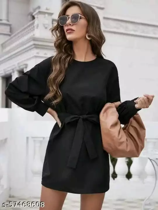  Belted Bishop Sleeve Mini dress
 uploaded by business on 11/5/2022