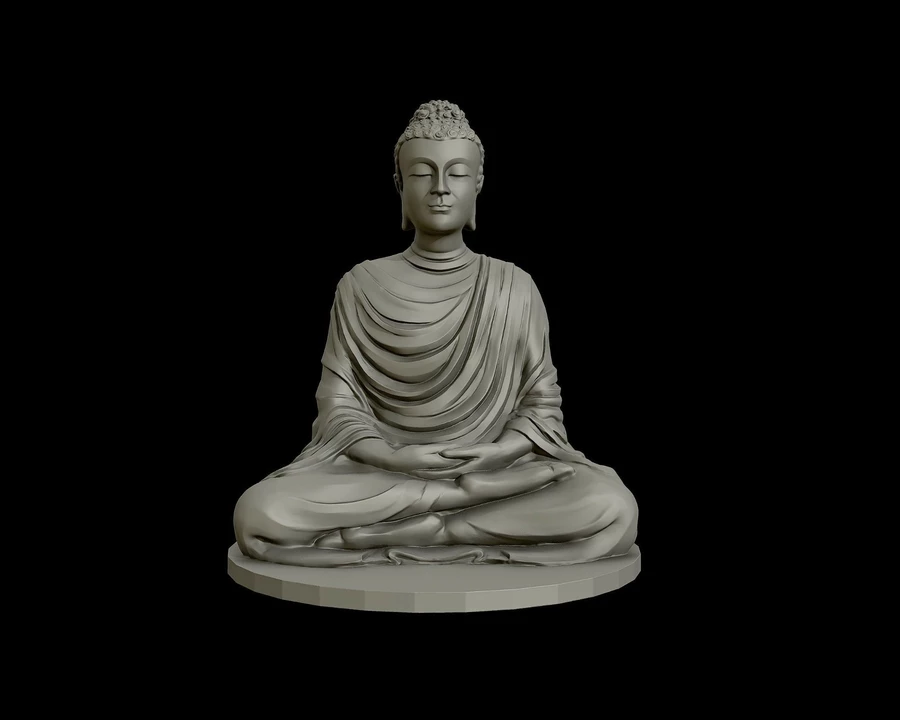 Buddha statue uploaded by D KRISHNA ART N CREATION on 11/5/2022
