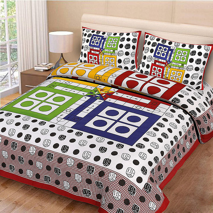 Loodo bedsheets with dice uploaded by GOLDEN ERA CLOTHING STORE on 1/16/2021