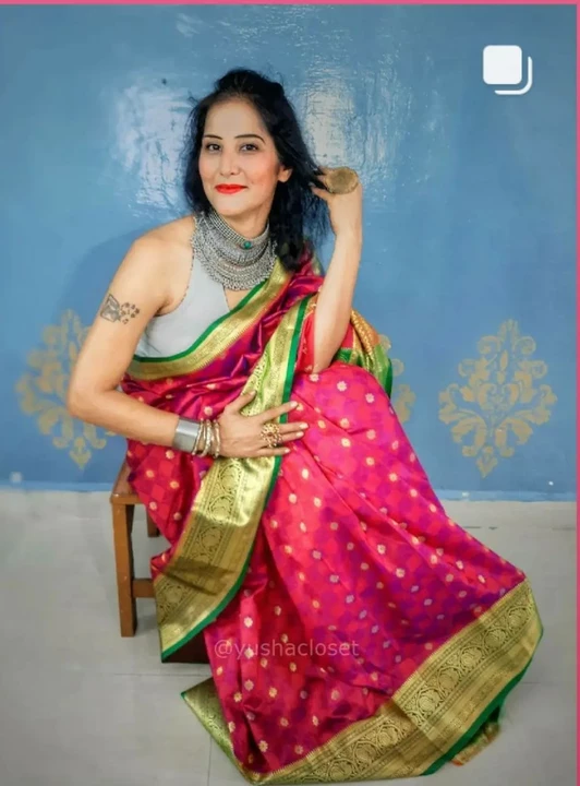 Party wear saree  uploaded by business on 11/5/2022