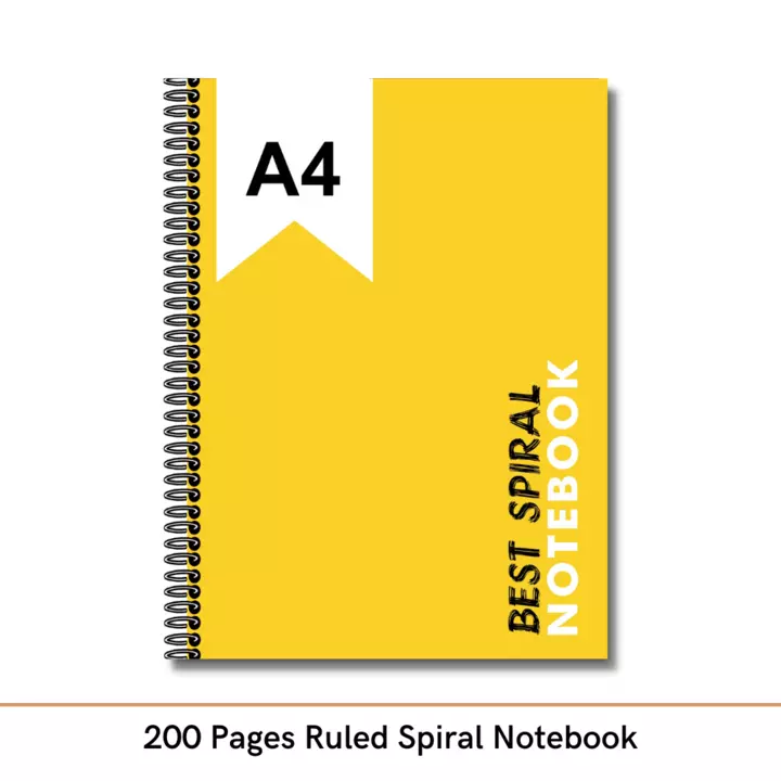 200 Page Ruled Spiral Notebook  uploaded by Best Spiral Notebook on 11/5/2022