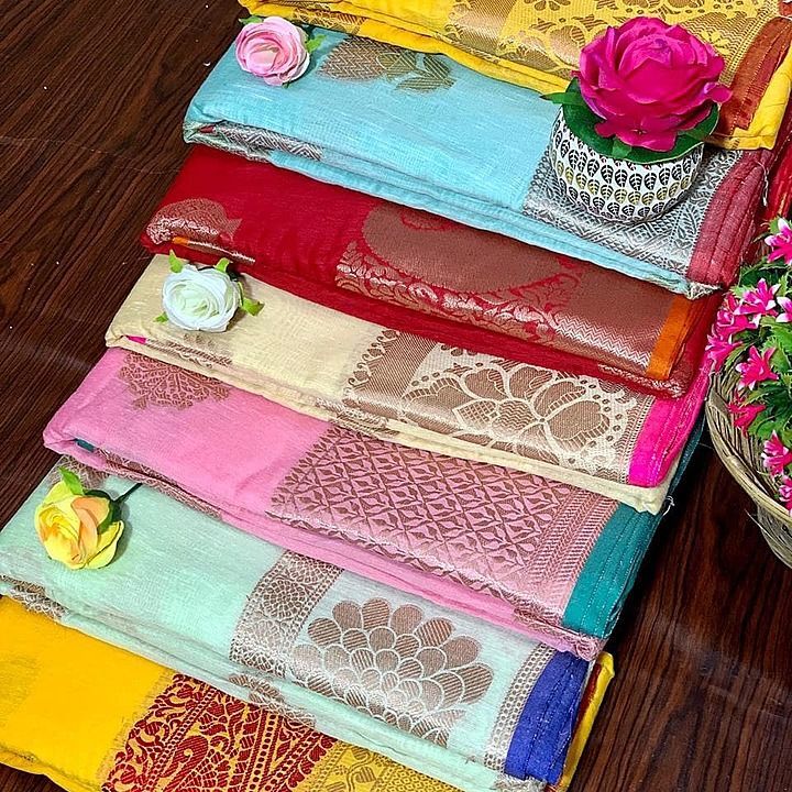 Saree uploaded by Sarte trendy fashion on 1/16/2021