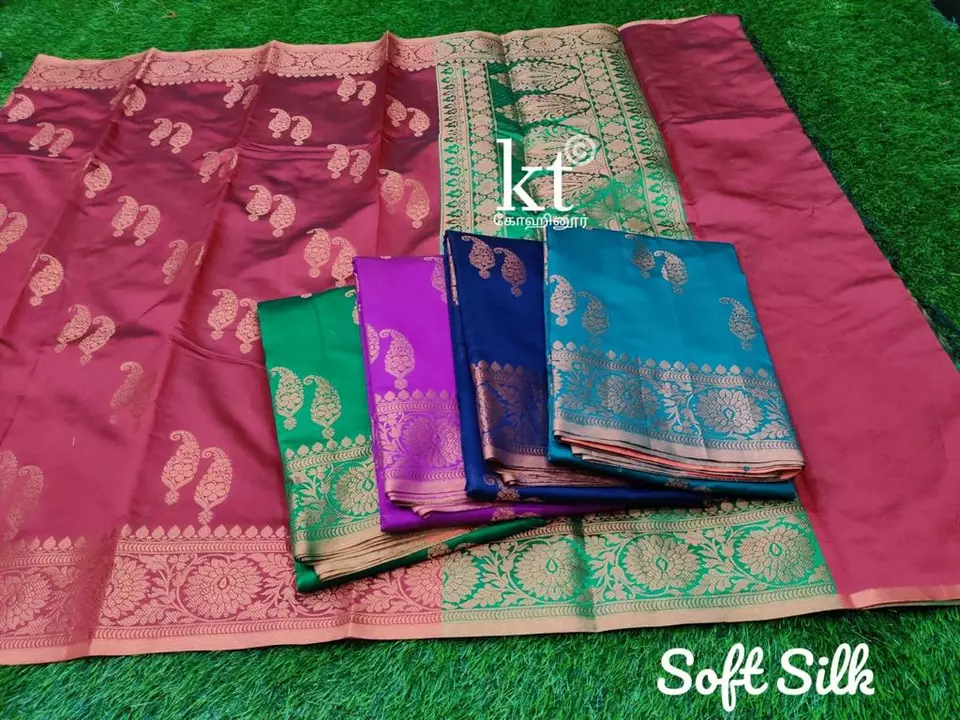 Soft silk sarees  uploaded by business on 11/6/2022