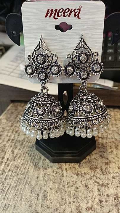 Oxidized Jhumka uploaded by business on 1/16/2021