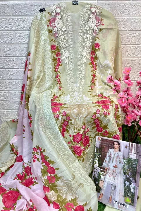 Firdous lawn uploaded by Salma textile  on 11/6/2022