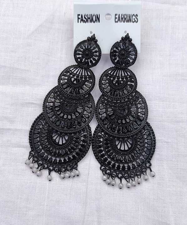 Black finish earring uploaded by business on 1/16/2021