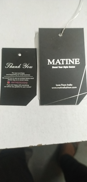 Visiting card store images of The Matine Designs